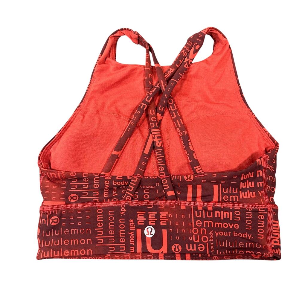 Lululemon Women's Energy High-Neck Longline Sports Bra Size 4 - Picture 2 of 5